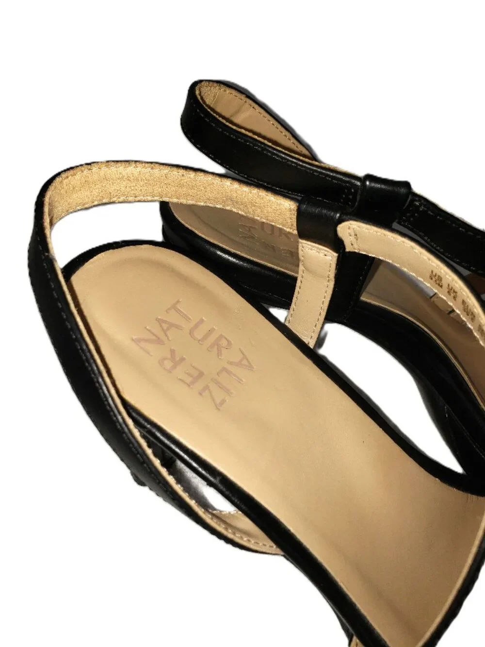 Naturalizer Brenta Strappy Heeled Sandals - Black 9.5